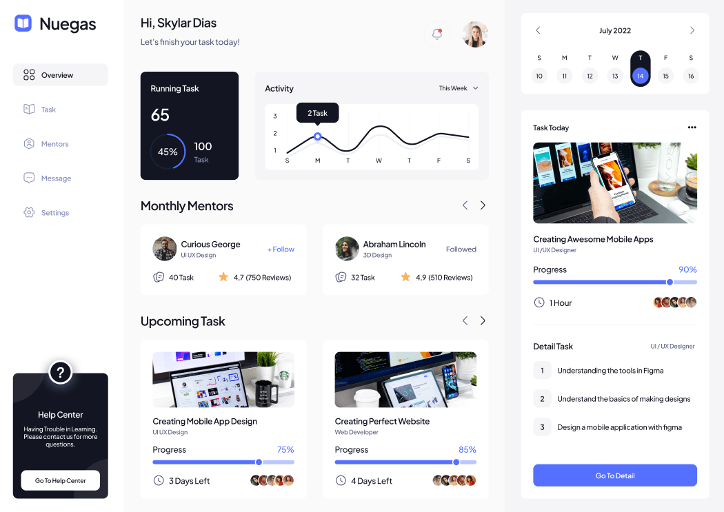 SaaS Analytics Dashboard