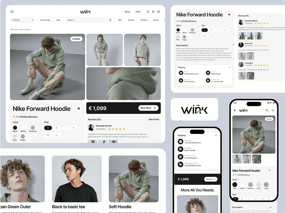 E-commerce website example